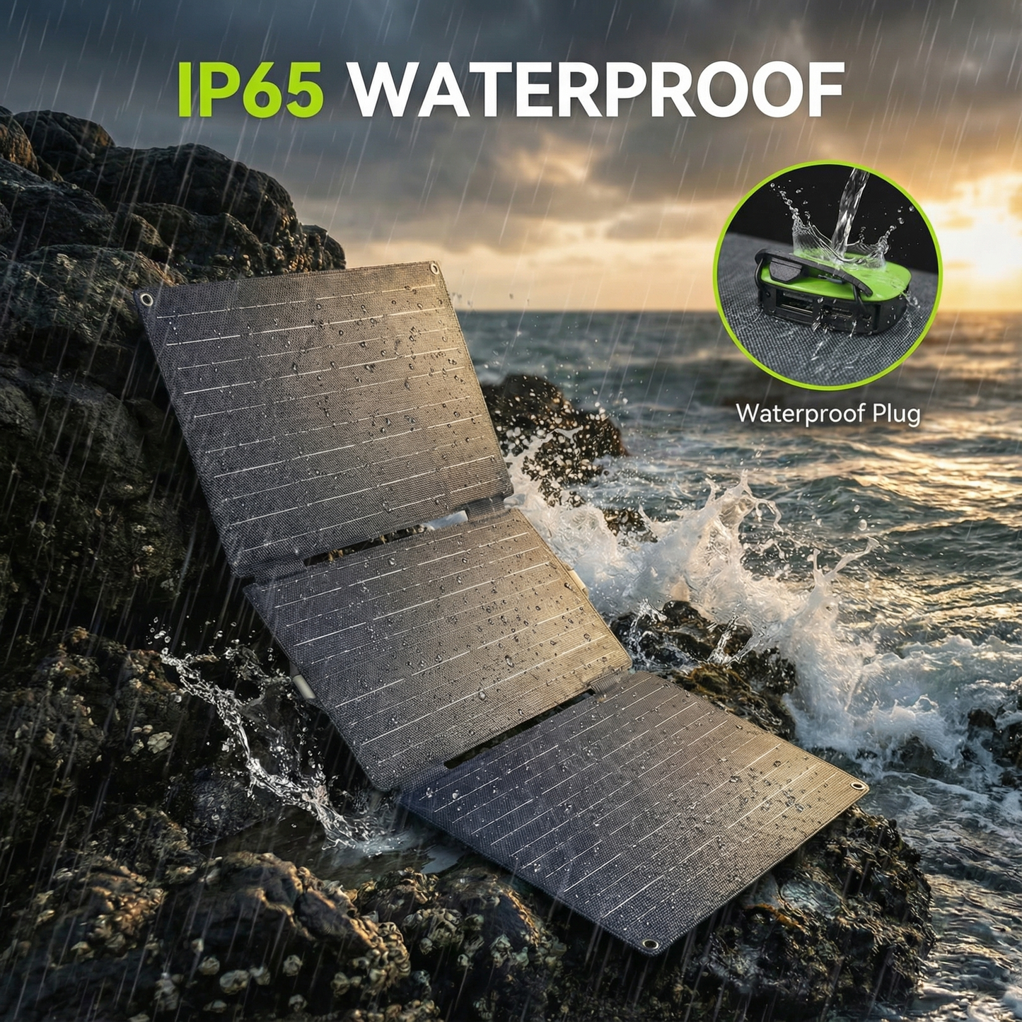 HS30 – 30W Foldable Solar Panel